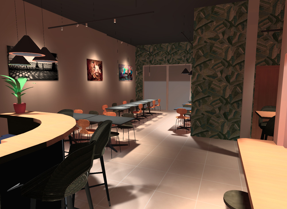 Restaurant chez la jo- ls concept